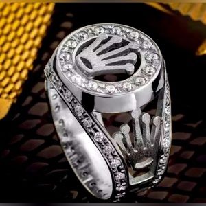 Crown ring men's